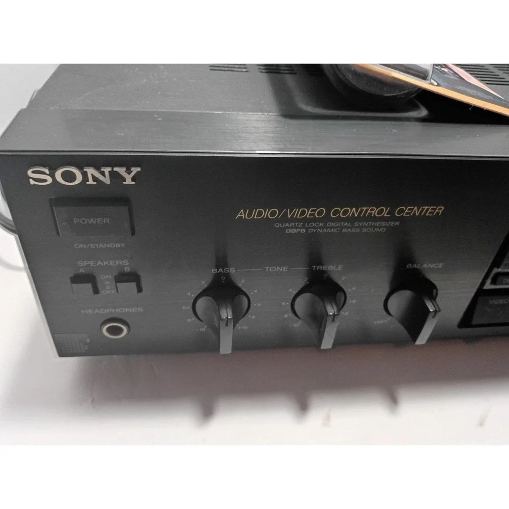 Sony STR-AV320 FM/AM/Video AV Control Center 2 Channel Stereo Receiver Tested